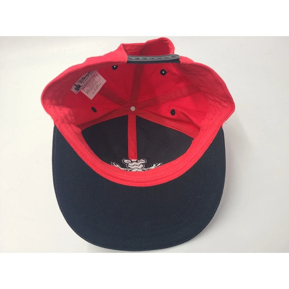 Disney Parks Mickey Mouse Magic Logo Snapback Hat Cap Cotton Men Women Red Black